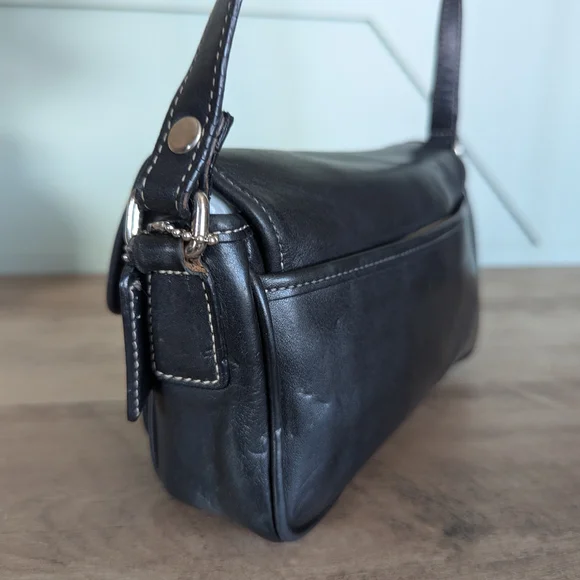 Vintage Coach Bleecker Double Buckle Crossbody - Picture 6 of 14